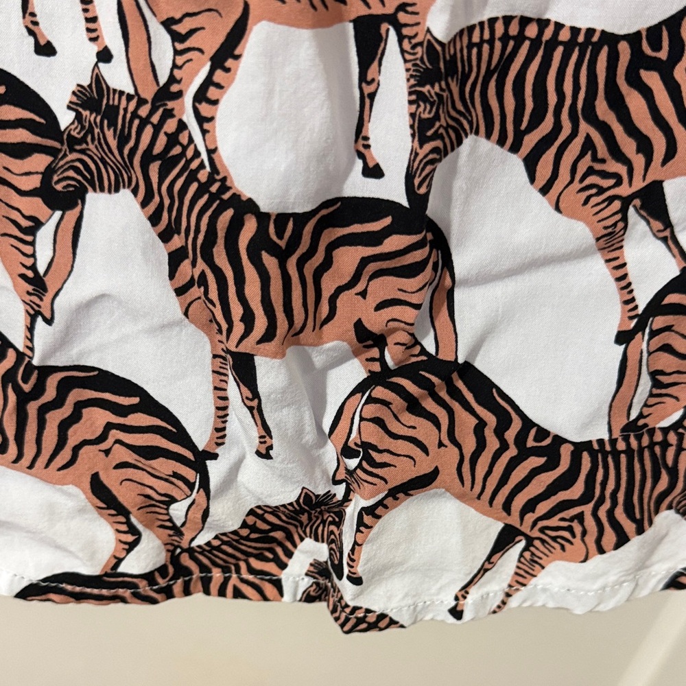 *Last Chance* Jane and Delancey Zebra Print Button Down Shirt - Picture 12 of 15
